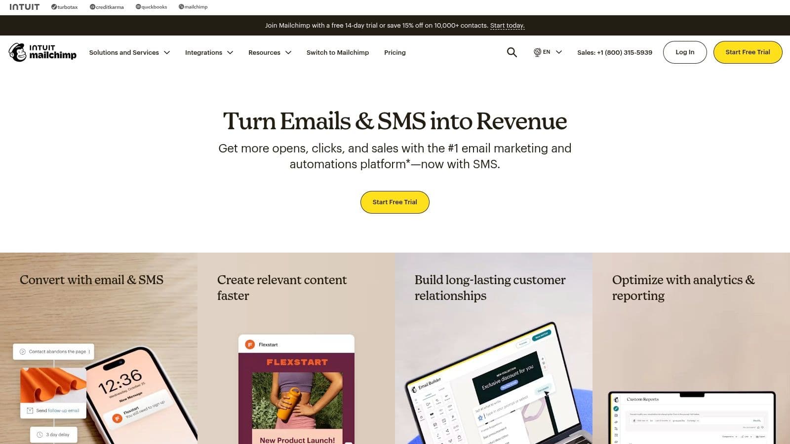 Mailchimp's abandoned cart customer journey builder.